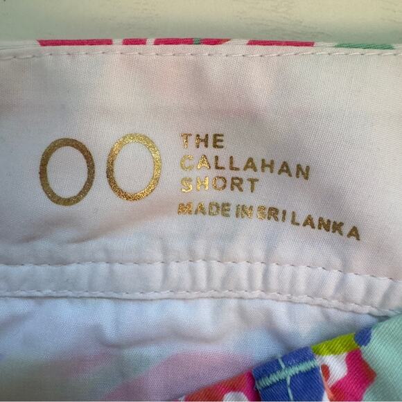 Lilly Pulitzer The Callahan Short Casa Banana Print 100% Cotton Floral Colorful - Picture 10 of 14